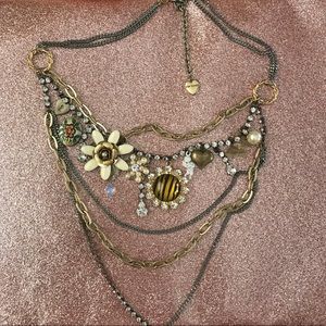 Betsy Johnson Rustic Themed Necklace
